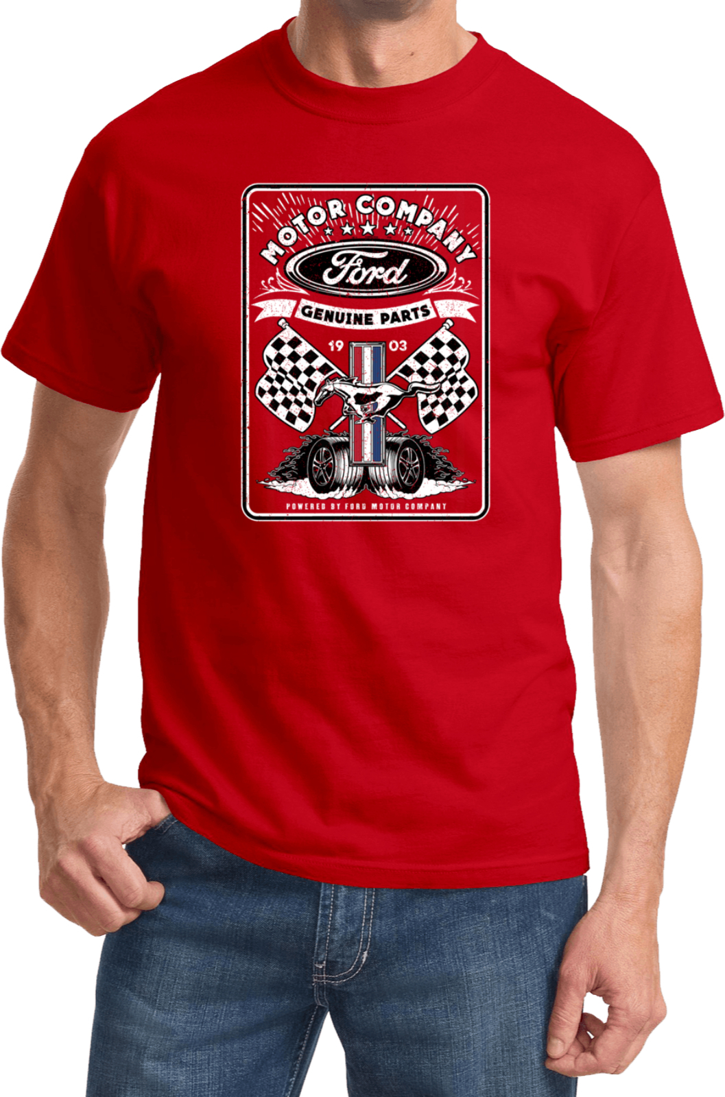 Ford Genuine Parts Racing T-Shirt | eBay